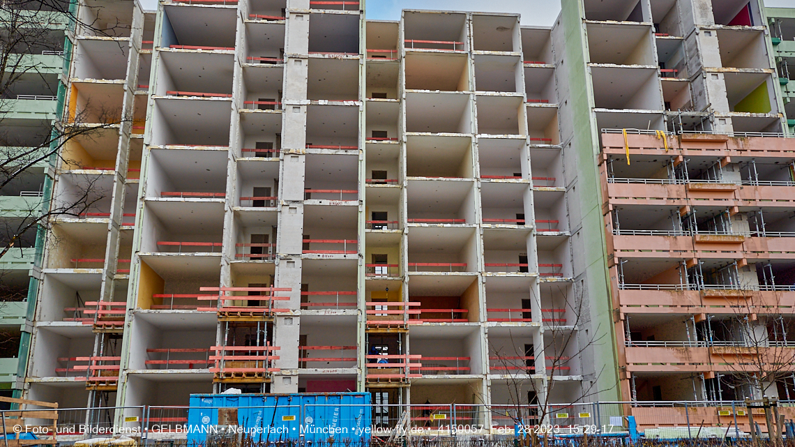 28.02.2023 - Sanierung in der Kurt-Eisner Straße Neuperlach